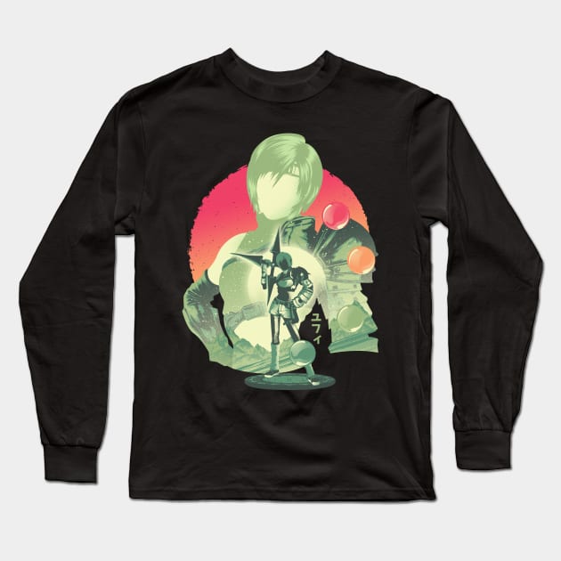 Ninja Materia Hunter Long Sleeve T-Shirt by plonkbeast